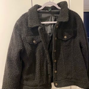 Black teddy jacket